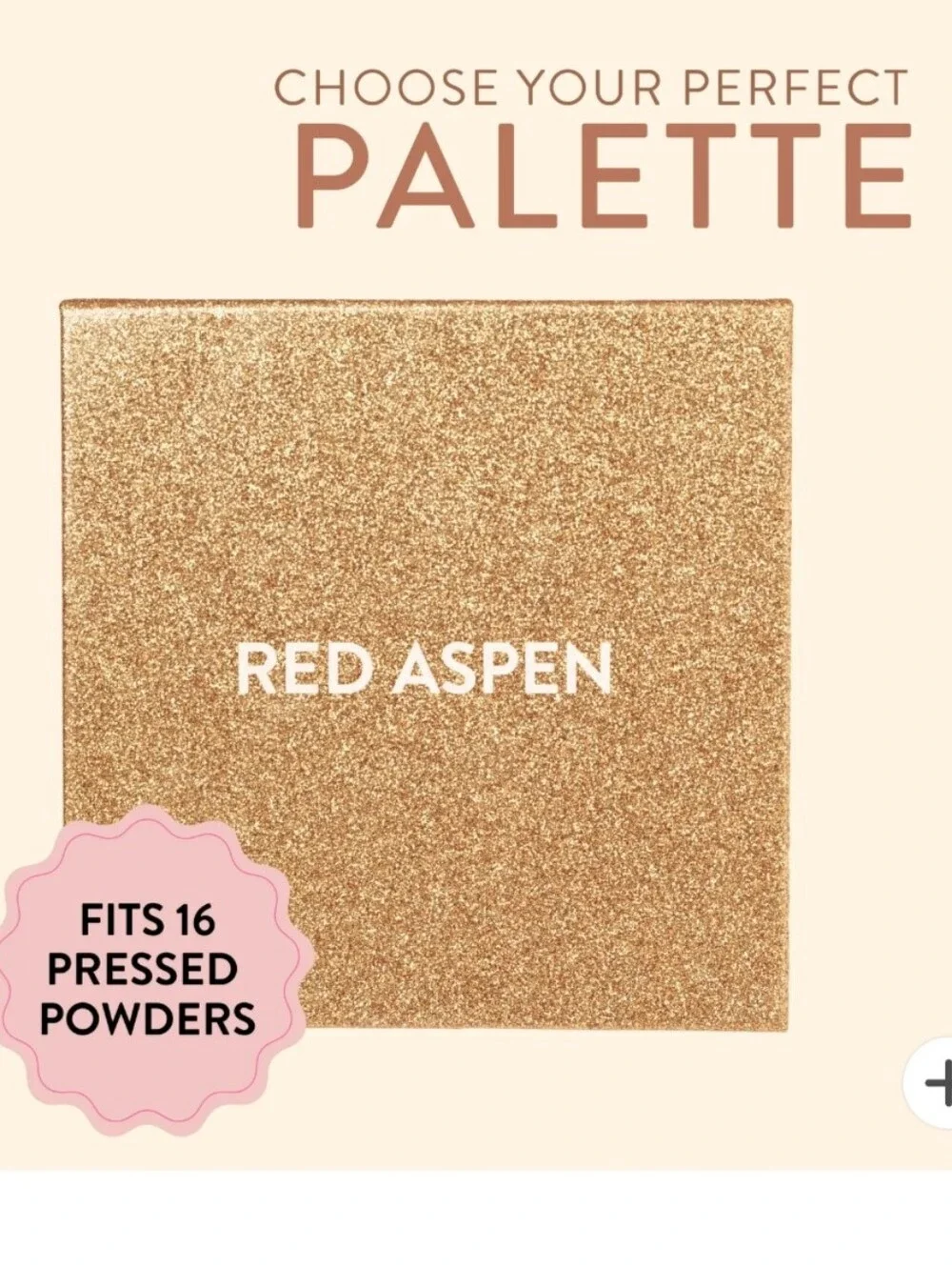 Red Aspen Glitter Palette Cover - Home Accents